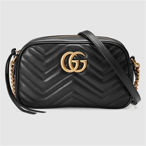 gucci new gg marmont black matelasse leather chain shoulder bag|GG Marmont small tote bag.